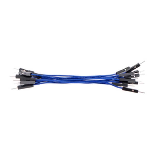 3326 JMPR WIRE 10-PACK M-M 3" BLUE