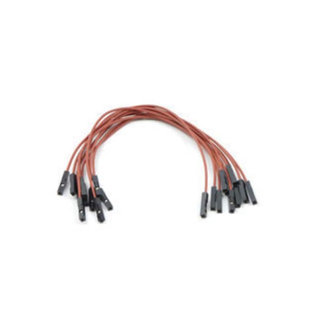 1711 JMPR WIRE 10-PACK F-F 6" BROWN