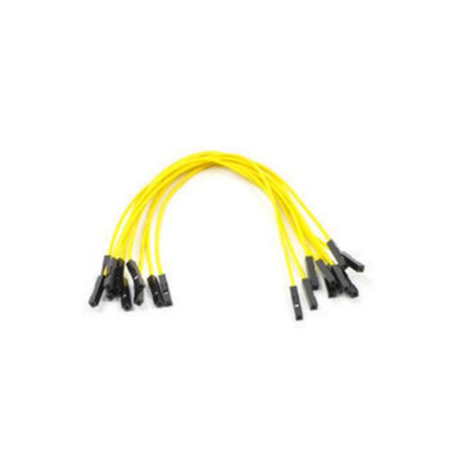 1714 JMPR WIRE 10-PACK F-F 6" YELLOW