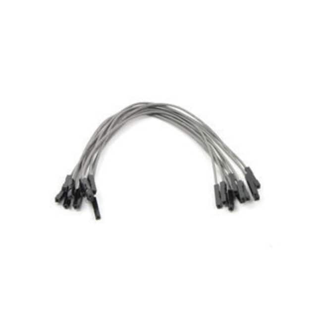 1718 JMPR WIRE 10-PACK F-F 6" GRAY