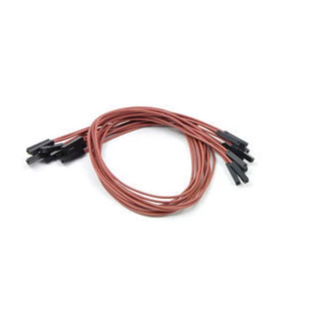 1741 JMPR WIRE 10-PACK F-F 12" BROWN