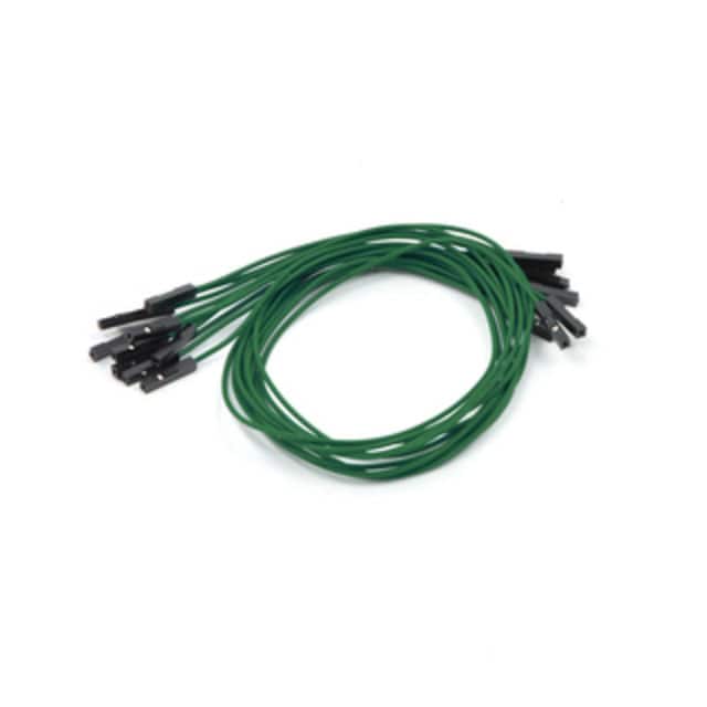 1745 JMPR WIRE 10-PACK F-F 12" GREEN
