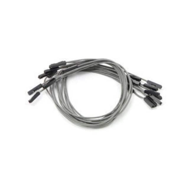 1748 JMPR WIRE 10-PACK F-F 12" GRAY