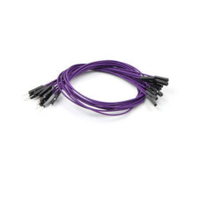 1757 JMPR WIRE 10-PACK M-F 12" PURPLE