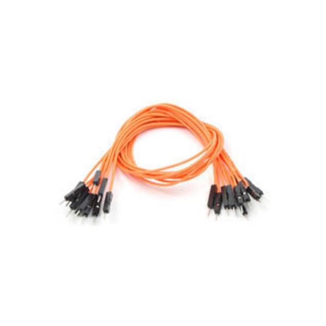 1763 JMPR WIRE 10-PACK M-M 12" ORANGE
