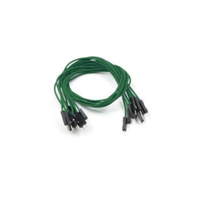 1765 JMPR WIRE 10-PACK M-M 12" GREEN
