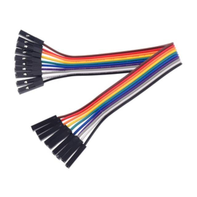 4563 JUMPER 10-WIRE RIBBON F-F 6"