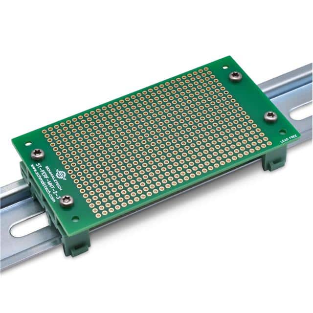 ST-PERF-MNT-2-3-DIN 2" x 3" Perfboard w/ DIN Clips
