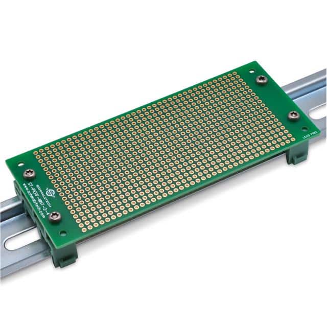 ST-PERF-MNT-2-4-DIN 2" x 4" Perfboard w/ DIN Clips
