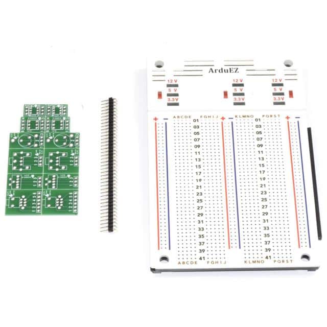 ArduEZ Powered Solderless Breadboard integrated power supply 3.3/5.0/