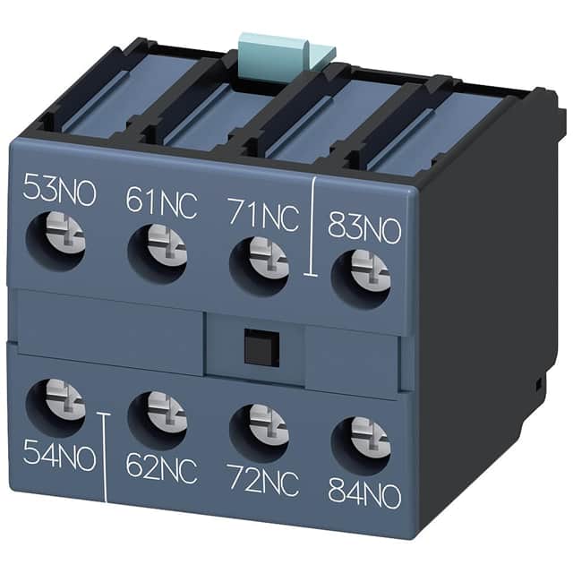 3RH1921-1XA22-0MA0 AUXILIARY BLK,2NO+2NC, LOC.DIGIT