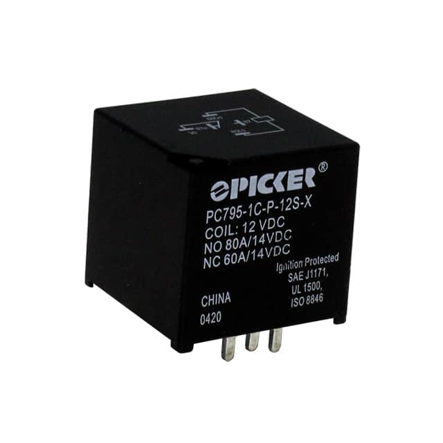 PC795-1C-P-12S-X RLEAY AUTOMOTIVE SPDT 80A 12V