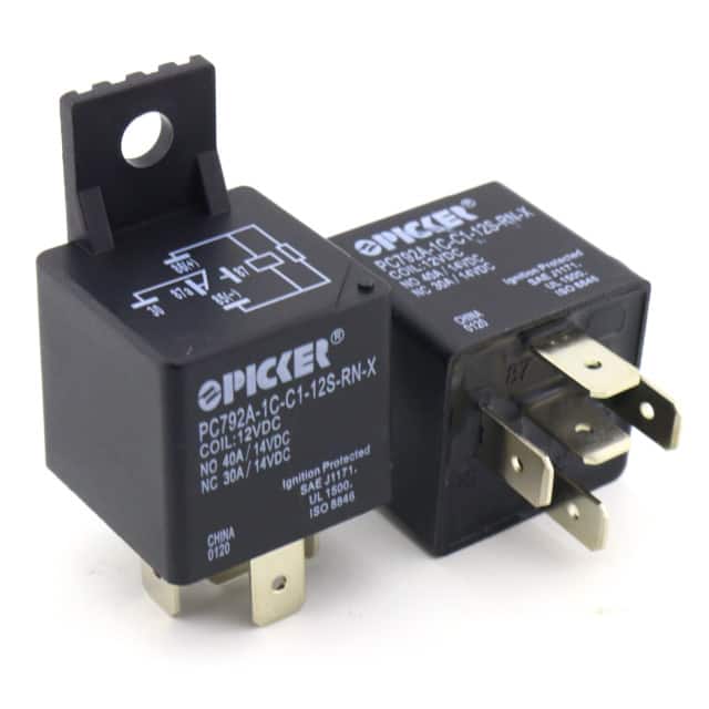 PC792A-1C-C1-12S-RN-X RELAY AUTOMOTIVE SPDT 40A 12V