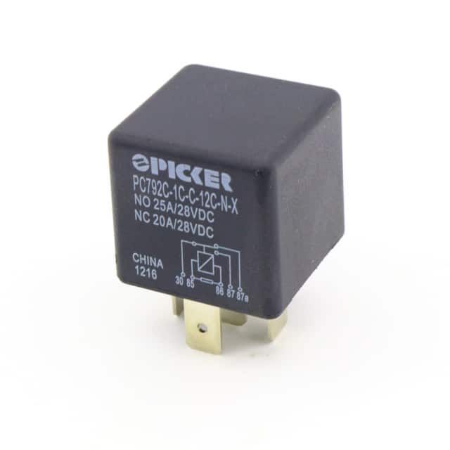 PC792C-1C-C-12C-N-X RELAY AUTOMOTIVE SPDT 50A 12V