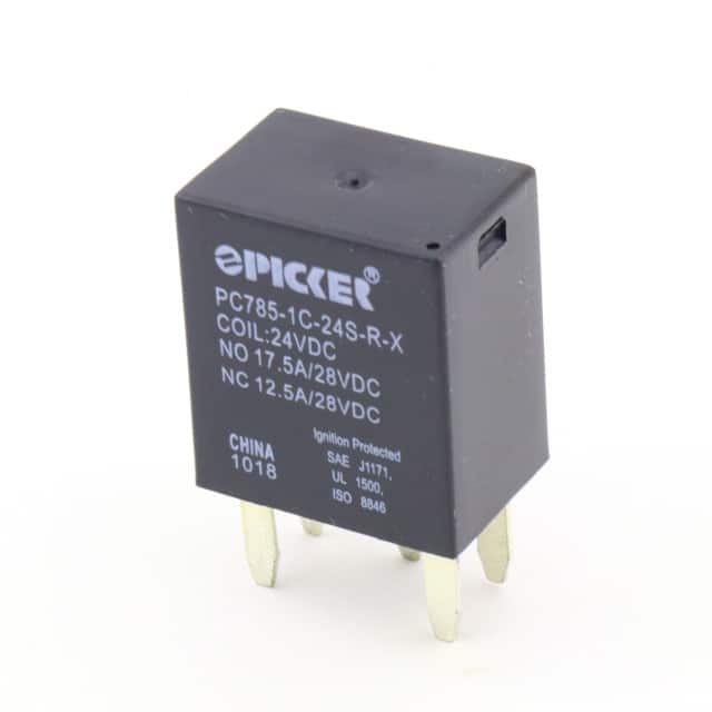 PC785-1C-24S-R-X RELAY AUTOMOTIVE SPDT 17A 24V