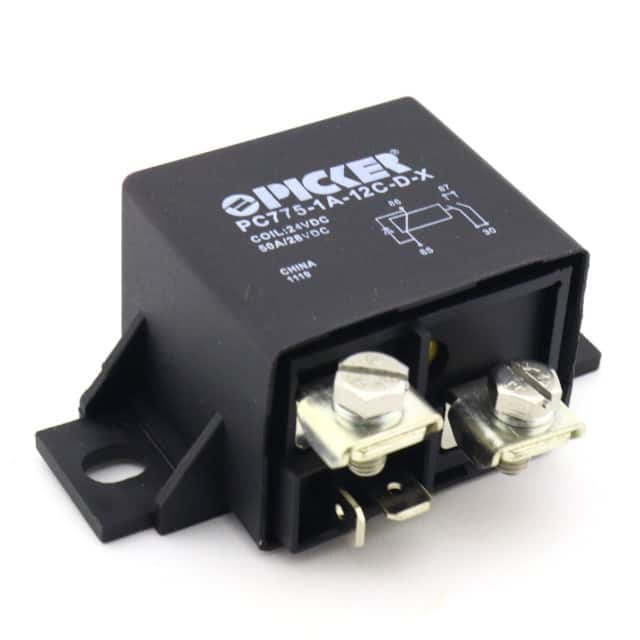 PC775-1A-12C-D-X RELAY AUTOMOTIVE SPST 75A 12V