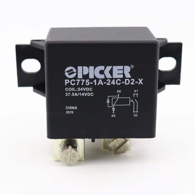 PC775-1A-24C-D2-X RELAY AUTOMOTIVE SPST 37A 24V