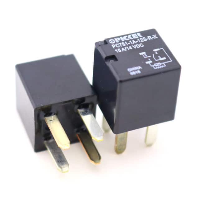 PC781-1A-12S-R-X 15 A MICRO ISO AUTOMOTIVE RELAY