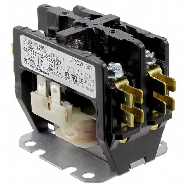 3100-20U6999 RELAY CONTACTOR DPST 30A 240V