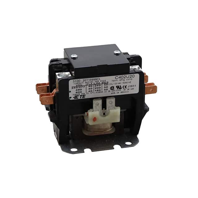 3100-20T18999CL RELAY CONTACTOR DPST 40A 120V