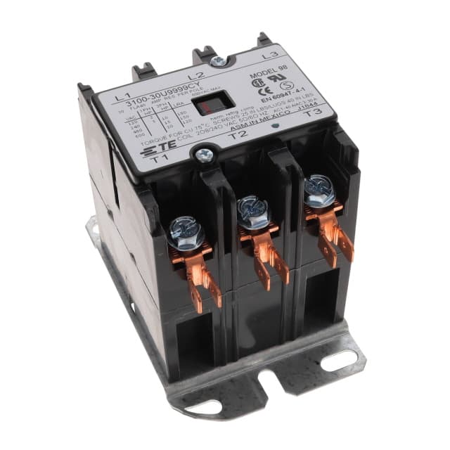 3100-30U9999CY RELAY CONTACTOR 3PST 30A 240V