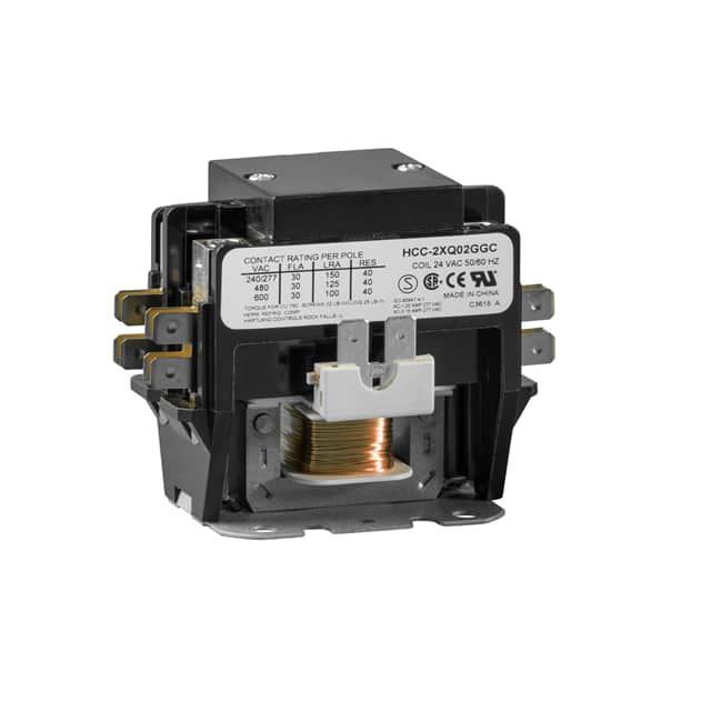 CON-2/24/30 CONTACTOR 2P 24V 30A LUG/COVER