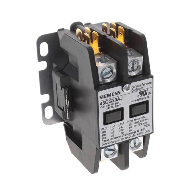 45GG20AJ CONTACTOR, 45DP,40A,2P,OPEN,24V