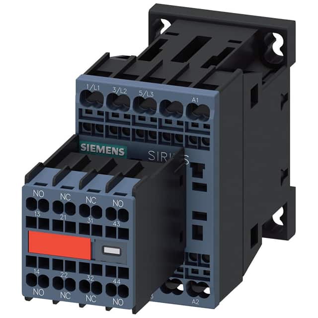3RT20172FB443MA0 CONTACTOR S00 12A 24VDC 2NO/2NC