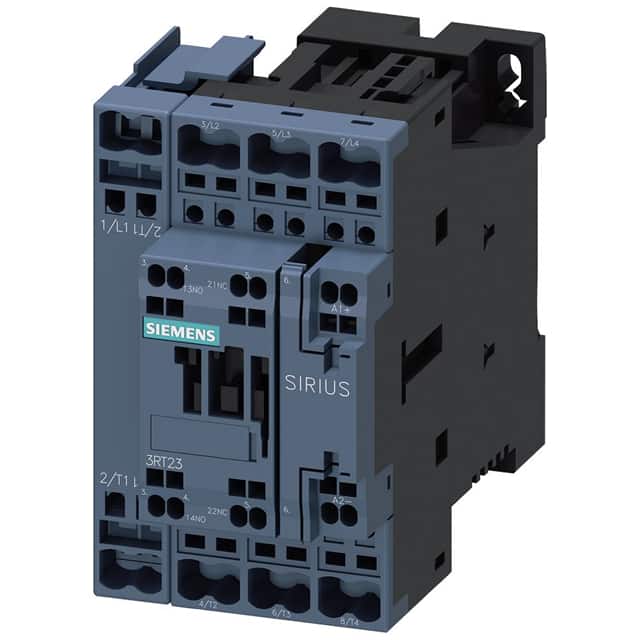 3RT23262BB40 CONTACTOR RES S0 35A 24VDC 5NO/1