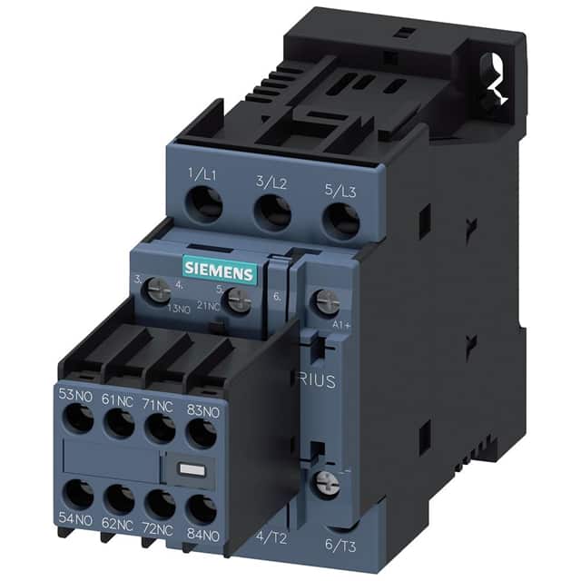 3RT20251FB480ME2 CONTACTOR.AC3:7.5KW 3NO+3NC DC24