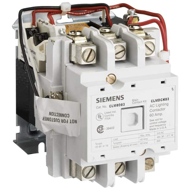 CLM0D05024 CONTACTOR LTG M-HELD,60A,5NO,OPN