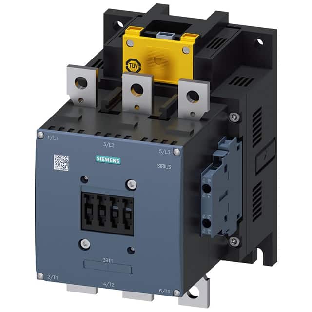 3RT10646SP36 CONTACT. 110 KW/400V 2NO+2NC F-P