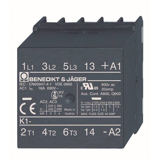 K1-09L01 24 MINI PCB CONT N/C AUX 24AC COIL