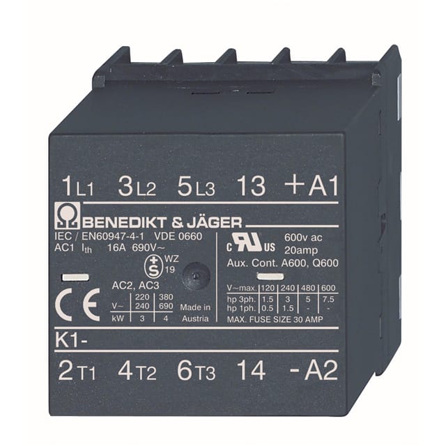 K1-09L00-40 100 MINI PCB CONT 9A 4P 100VAC COIL