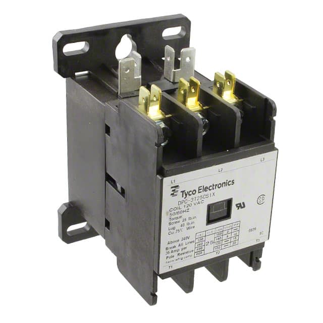 DPC-3T25CS1X RELAY CONTACTOR 3PST 25A 120V