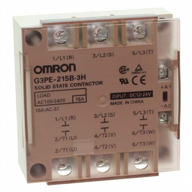 G3PE-535B-3H DC12-24 RELAY SSR 35A 3PH NO HT SINK 3PL