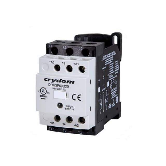 DRH3P60A18R SSR CONTACTOR 3PH DIN MNT 600VAC