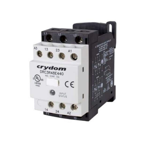 DRC3R40E440 CONTACTOR SSR 3PH REV 400V 7.6A
