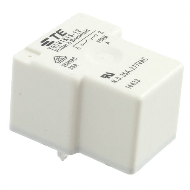 T9SV1K15-12 RELAY GEN PURPOSE SPST 35A 12V