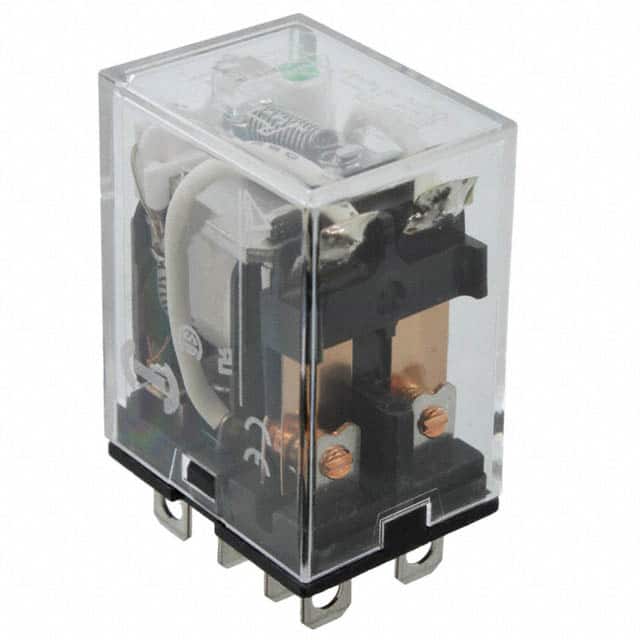 LY2N-D2 DC12 RELAY GEN PURPOSE DPDT 10A 12V
