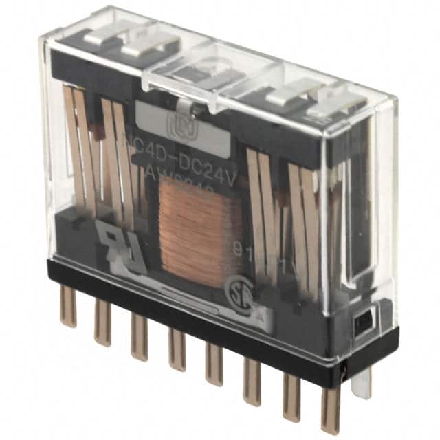 NC4D-DC12V RELAY GEN PURPOSE 4PDT 5A 12V