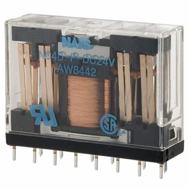 NC4D-P-DC24V RELAY GEN PURPOSE 4PDT 5A 24V