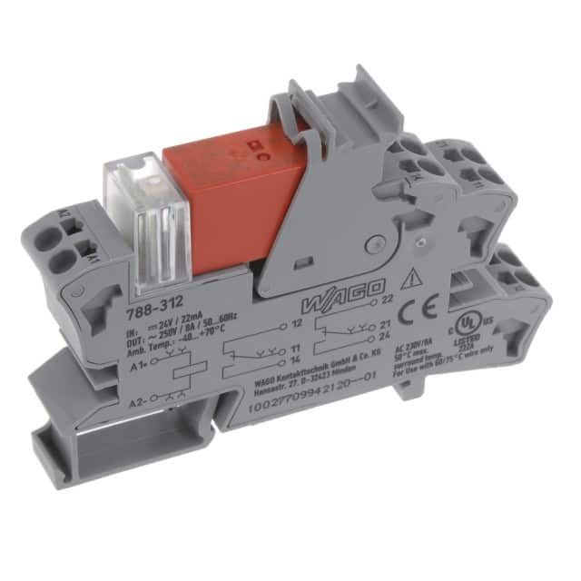 788-312 RELAY GEN PURPOSE DPDT 8A 24V