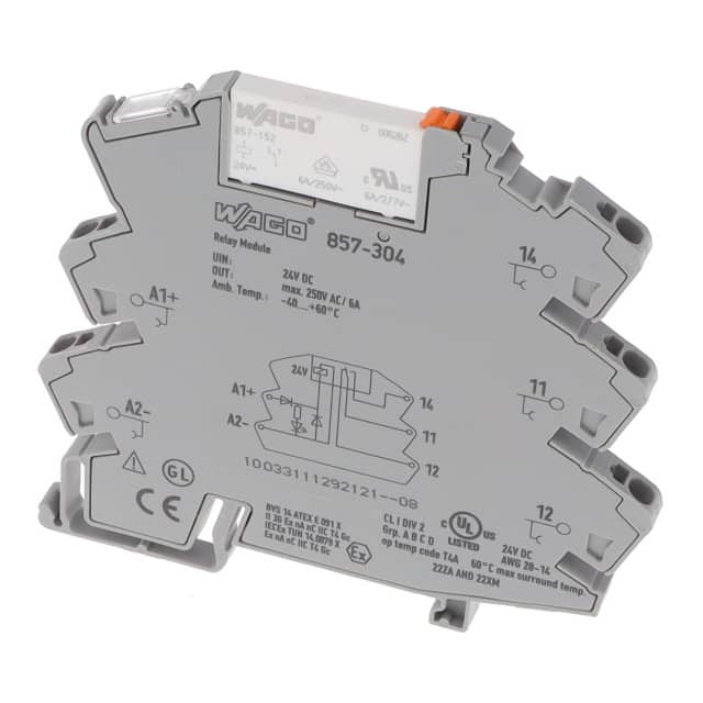 857-304 RELAY GEN PURPOSE SPDT 6A 24V