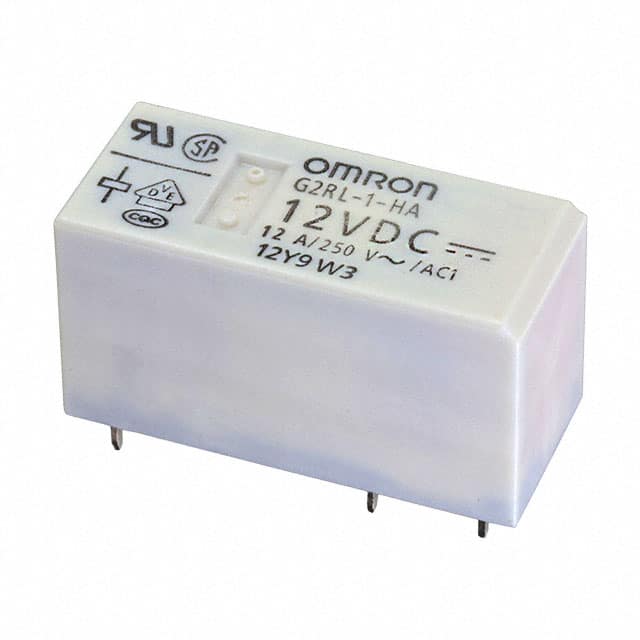 G2RL-1-HA DC12 RELAY GEN PURPOSE SPDT 12A 12V