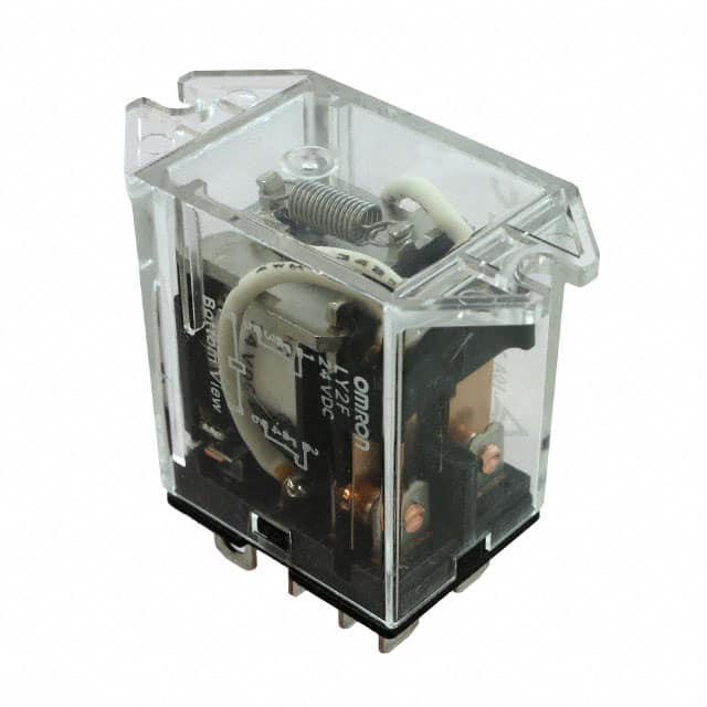LY2F-DC12 RELAY GEN PURPOSE DPDT 10A 12V