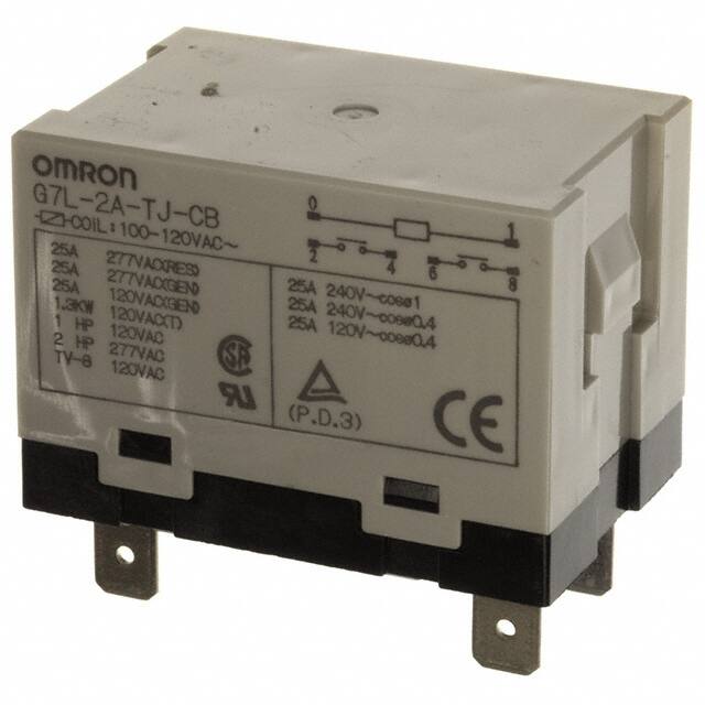 G7L-2A-T-J-CB-DC48 RELAY GEN PURPOSE DPST 25A 48V