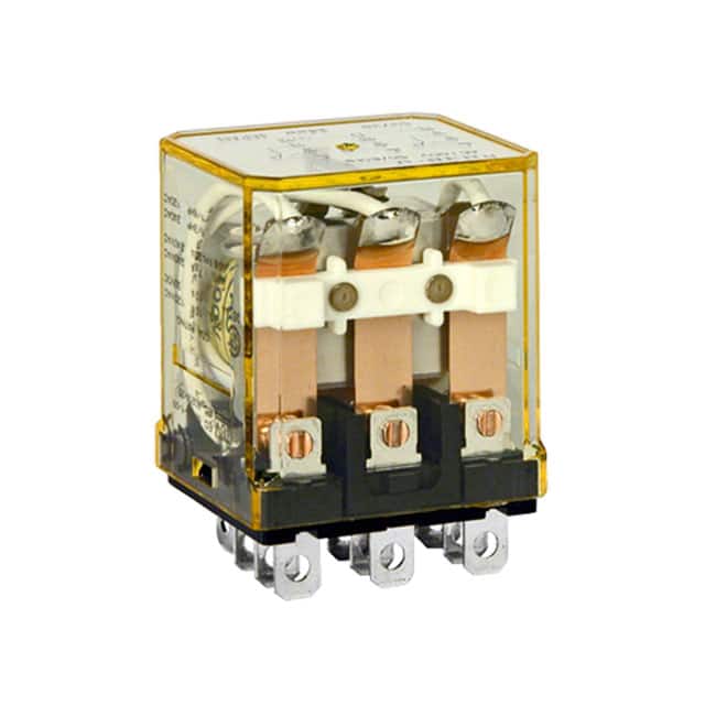 RH3B-ULDC24V RELAY GEN PURPOSE 3PDT 10A 24V
