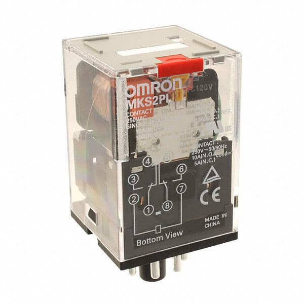 MKS2PI-AC120 RELAY GEN PURPOSE DPDT 10A 120V