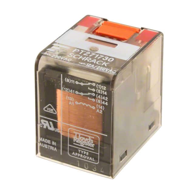 PT581024 RELAY GEN PURPOSE 4PDT 6A 24V
